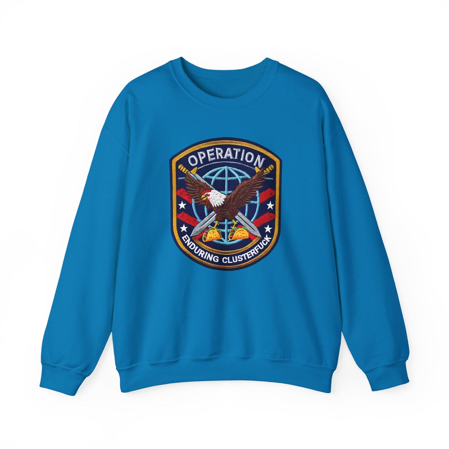 Operation Enduring Clusterfuck crewneck Sweatshirt, Political Statement Sweatshirt, Anti Fascism Sweatshirt, Support Ukraine Crew Neck