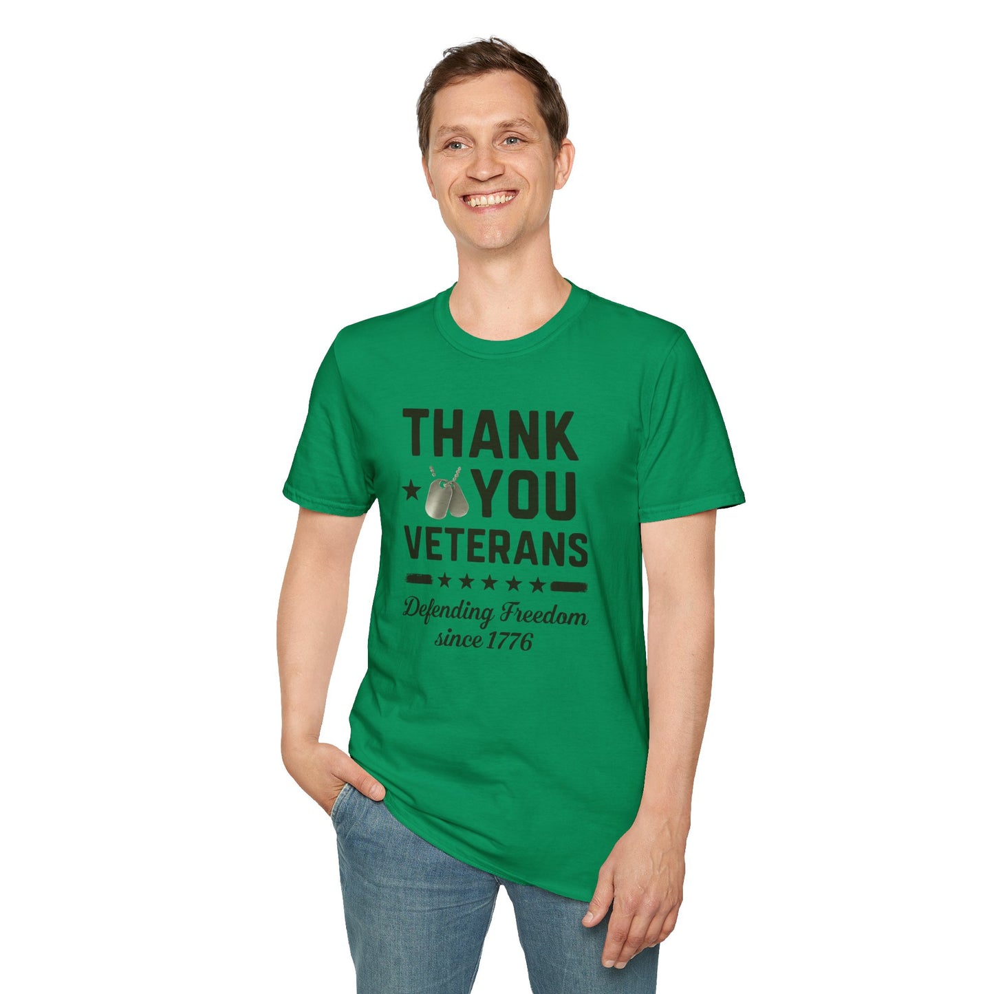 Thank You Veterans, Defending Freedom since 1776 unisex tshirt, 4th of july tee, patriotic tshirt, honor your local vet shirt