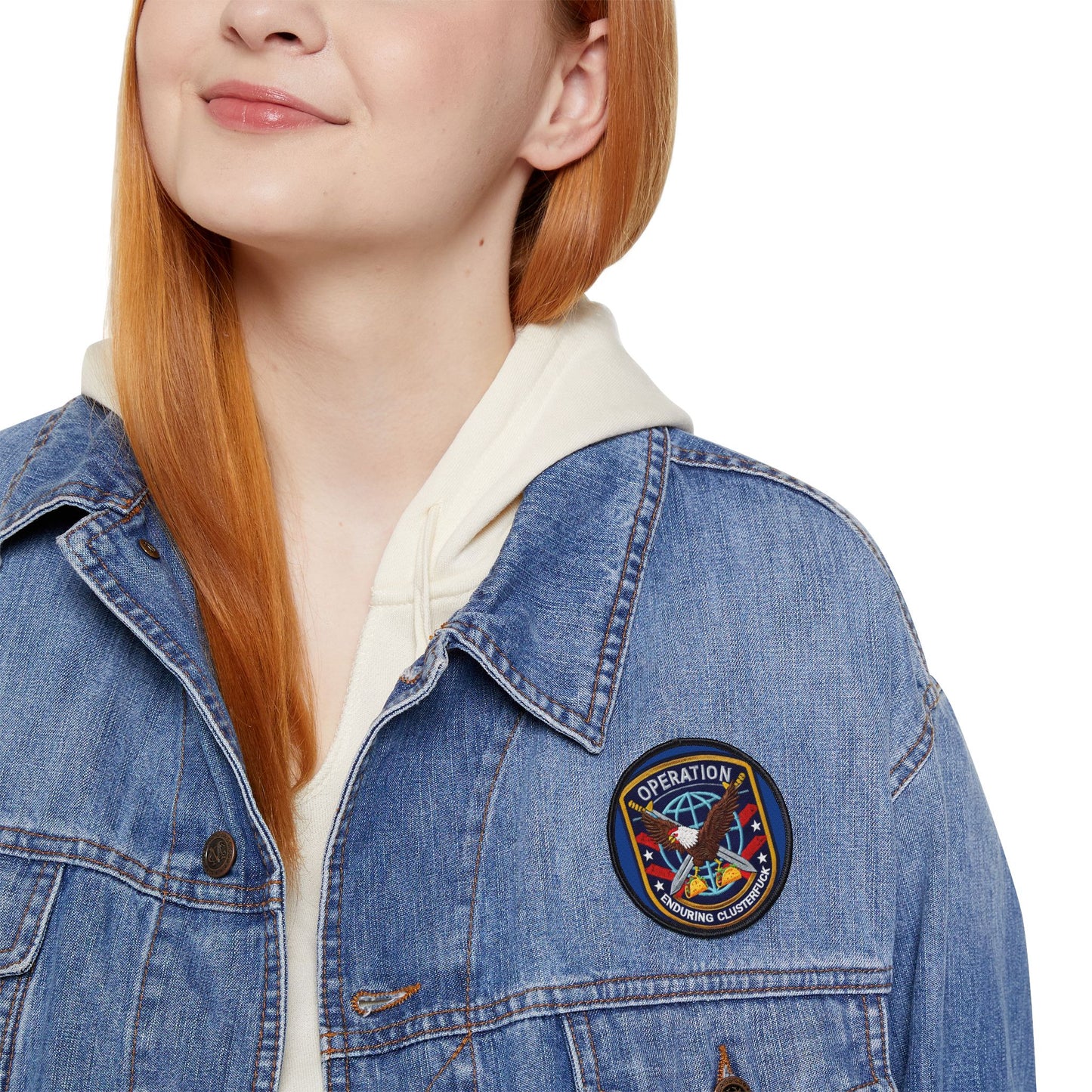 Adventurous Iron-On Patches for Jackets, Bags, and Gear, Military Style Badge, Operation Inspired Design, Great for Gift and DIY Projects