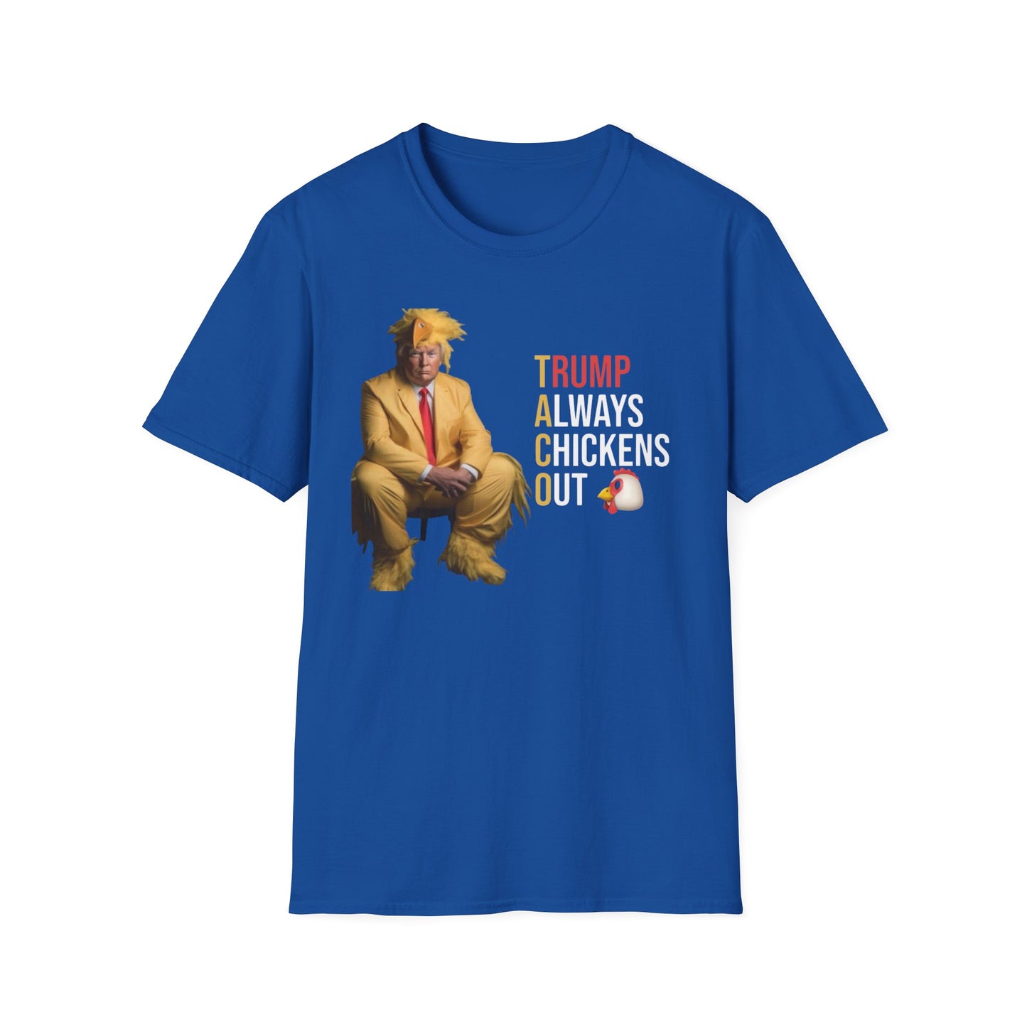 Trump Chicken Out Unisex T-Shirt, Funny Political Tee, Gift for Friends, Election Humor, Casual Wear