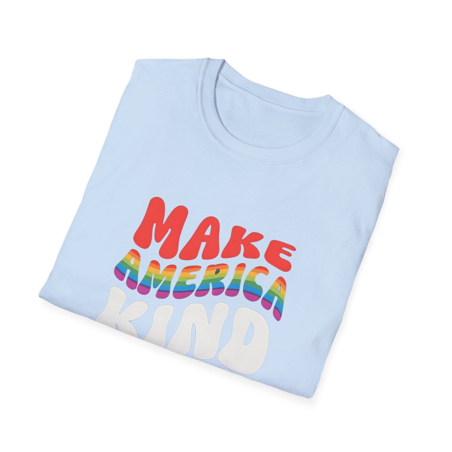 Make America Kind Again #BlueCrew T-Shirt,  Unisex #BlueCrew Tee, #BlueCrew Gear, Anti MAGA Tee, Anti Fascist Tee