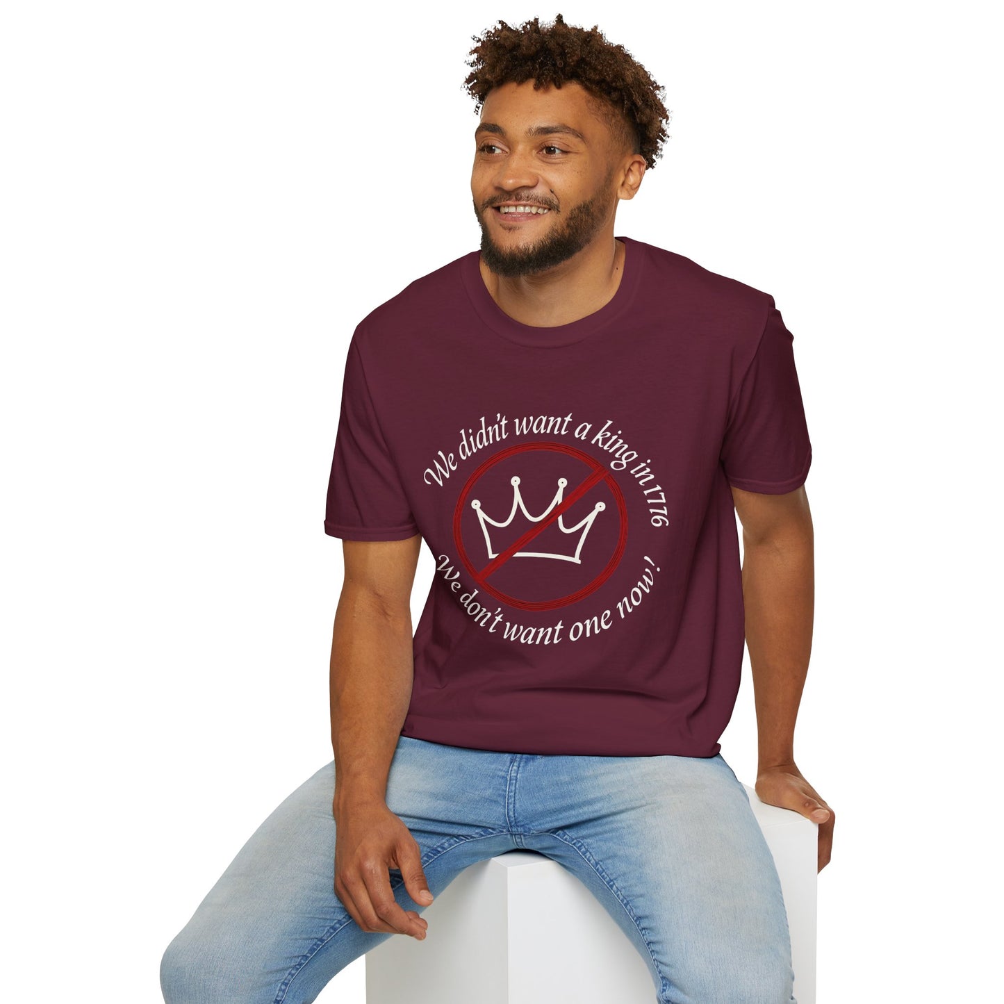 No Kings in 1776 unisex t-shirt, no kings political tee, anti king tee, unisex fit, protest t-shirt, everyday patriot t-shirt