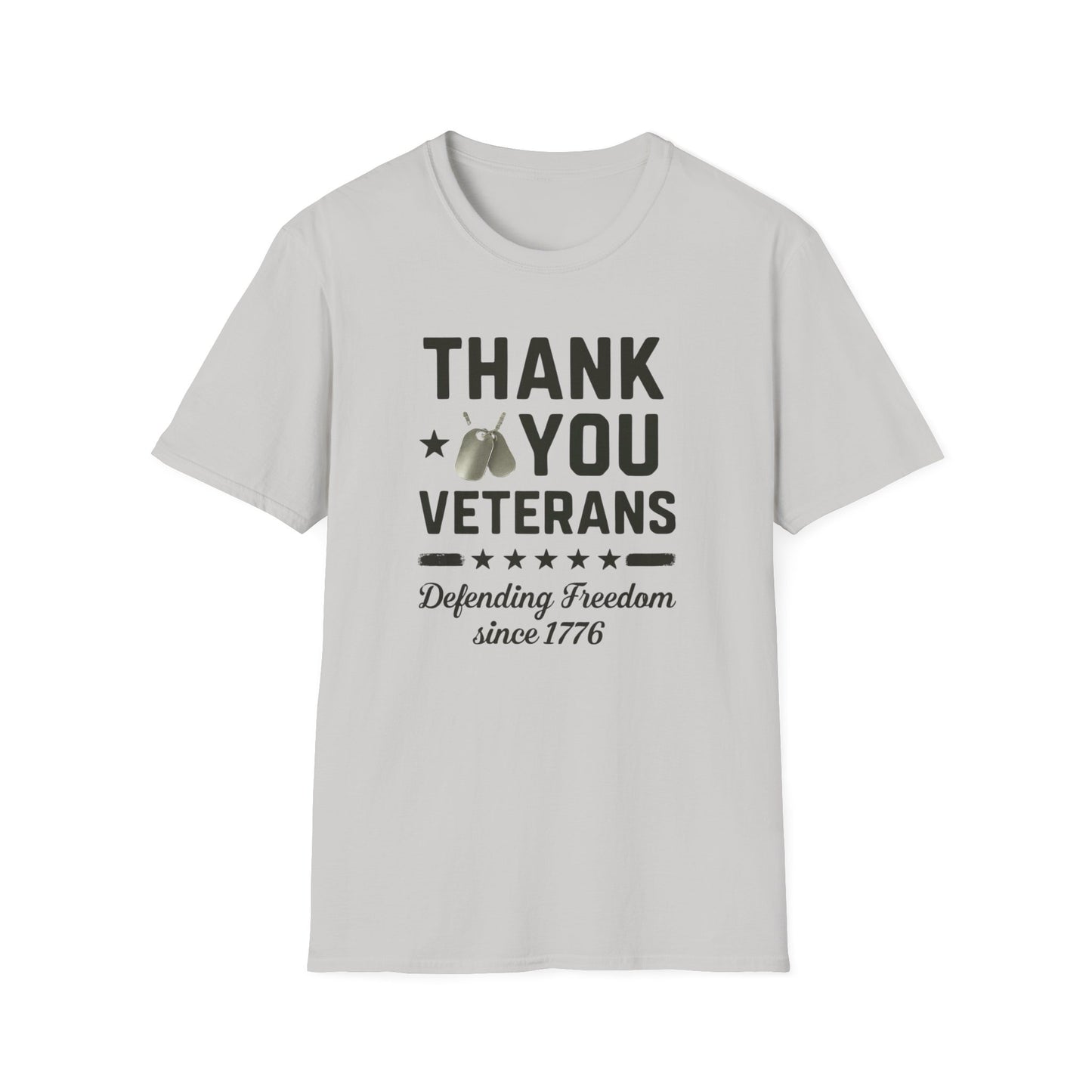 Thank You Veterans, Defending Freedom since 1776 unisex tshirt, 4th of july tee, patriotic tshirt, honor your local vet shirt