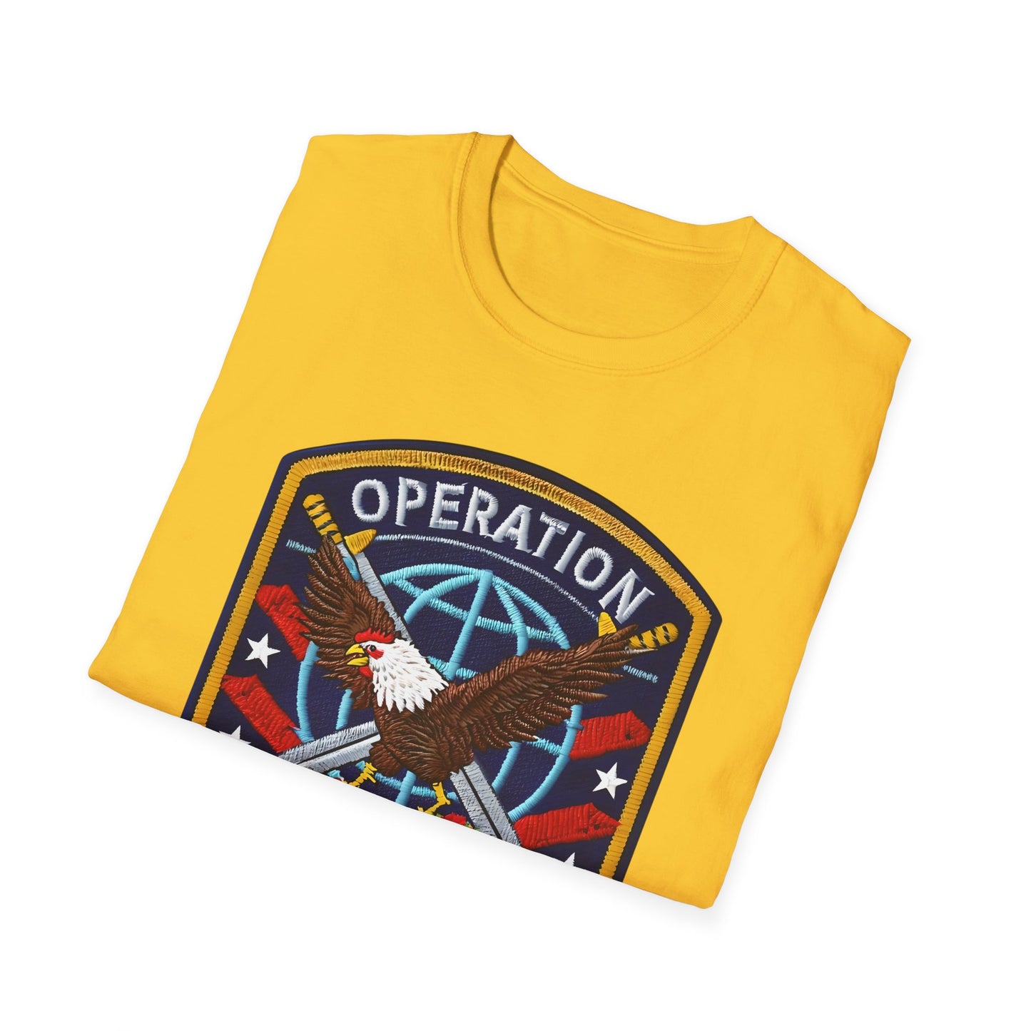 Operation Enduring Clusterf*ck Unisex Softstyle T-Shirt, Casual Wear, Military Humor Tee, Gift for Veterans, Fun Graphic Tee