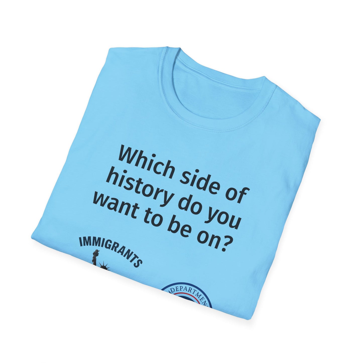 Which Side of History Do You Want to Be On? | Unisex Equal Rights Protest T-Shirt | Multicolored Fist Graphic Tee | Social Justice Shirt