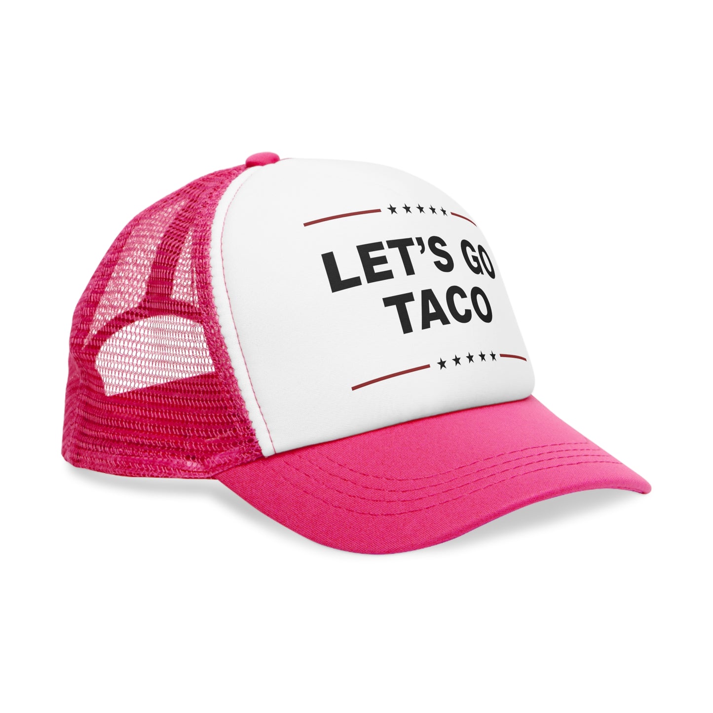 Let's Go Taco Mesh Cap - Impeach the Taco, Nacho President Hat, Humor Gift for Food Lovers, Party Accessory, Cinco de Mayo Party