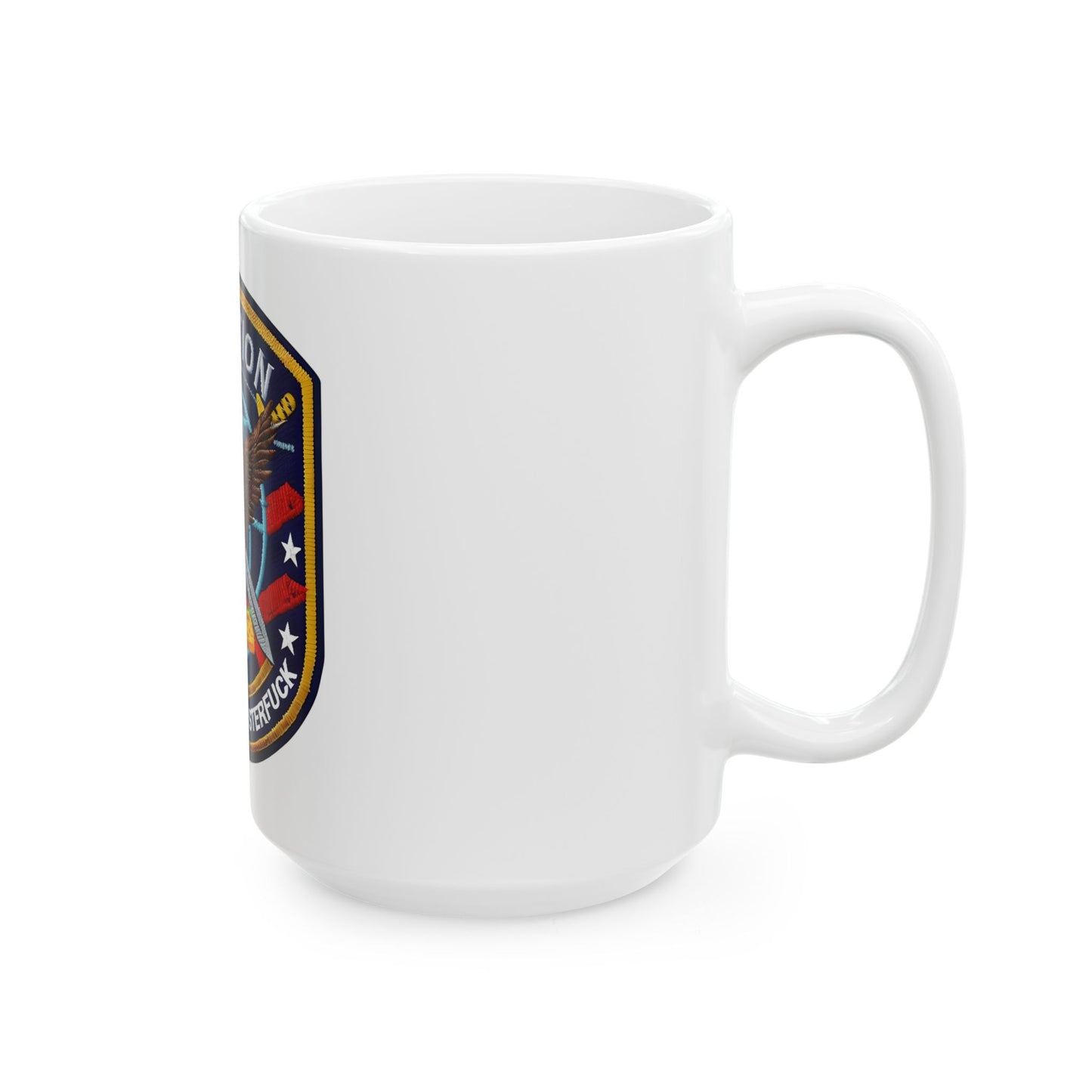 Operation Enduring Clusterfuck 15oz. ceramic mug, coffee lovers gift