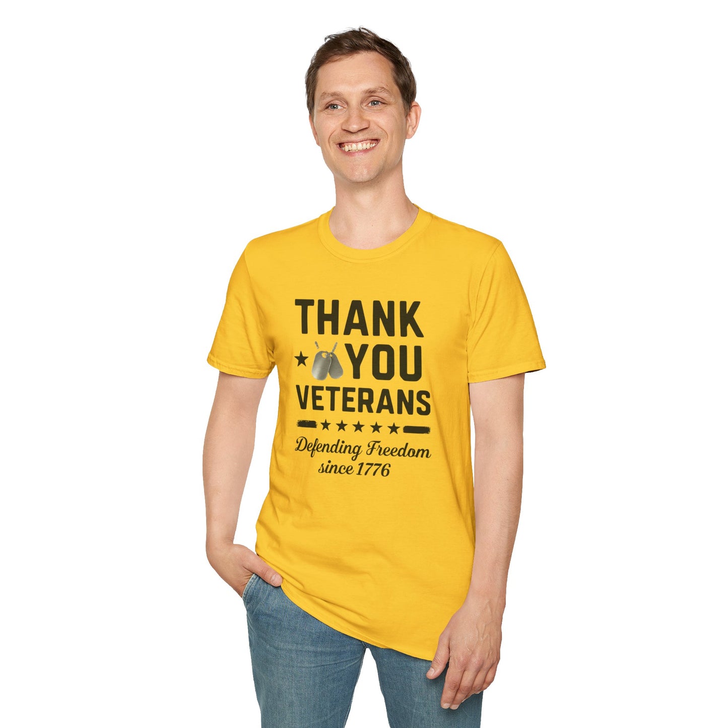 Thank You Veterans, Defending Freedom since 1776 unisex tshirt, 4th of july tee, patriotic tshirt, honor your local vet shirt