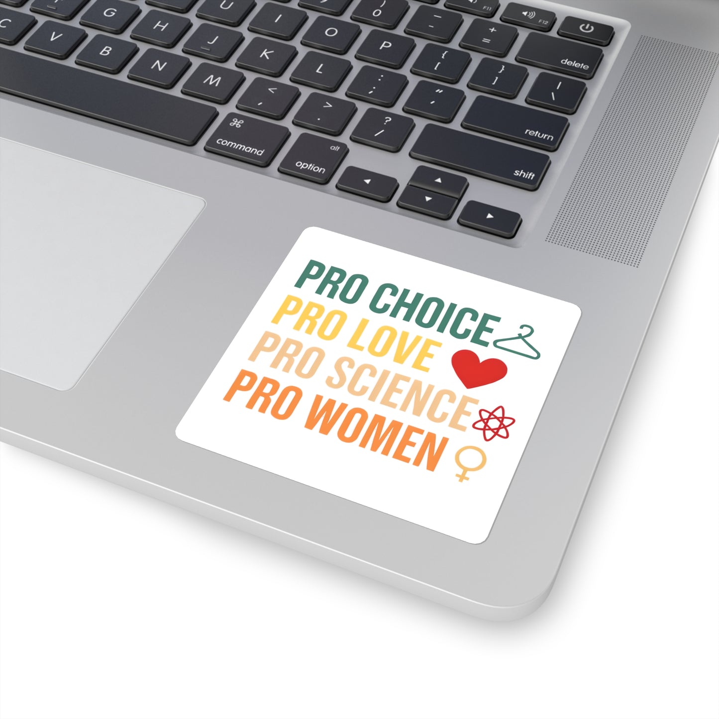 Empowering Square Stickers for Feminist Advocacy, Pro-Choice Support, Political Stickers, Laptop Decals, Women's Rights