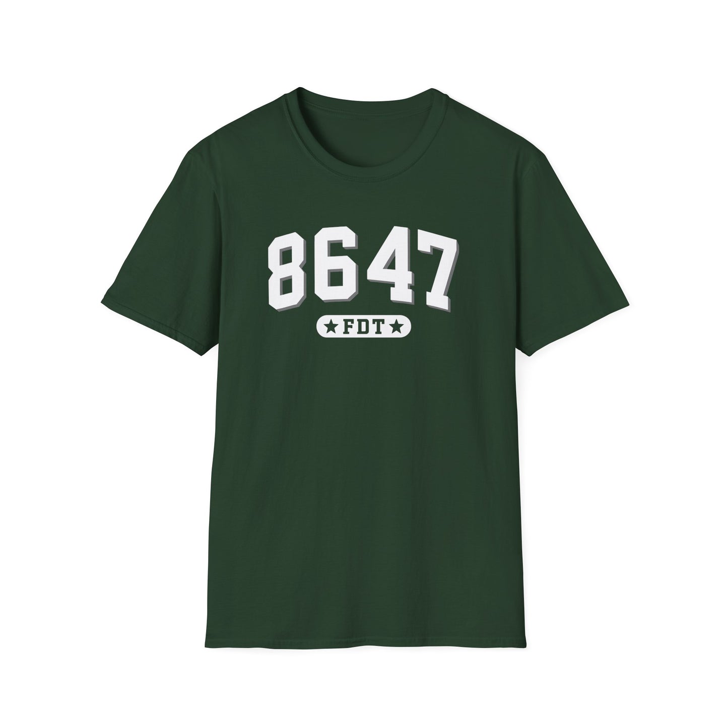 8647 FDT T-Shirt, Unisex Softstyle Tee, anti trump tee, resistance tee, FDT tshirt, protest tee, statement tshirt