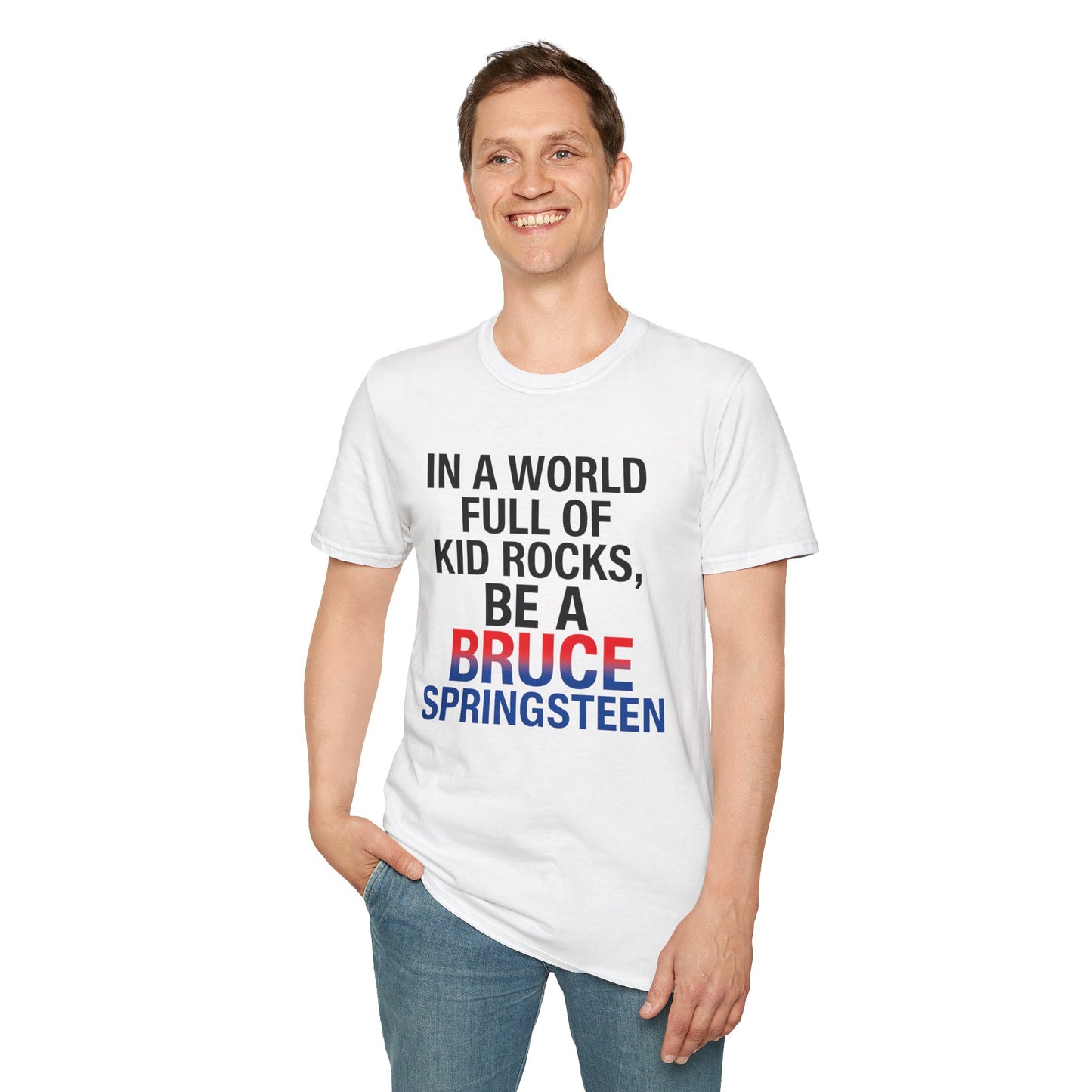 Be a Bruce Springsteen T-Shirt - Be a Bruce Springsteen, Music Lover Gift, Casual Tee, Concert Outfit, Unique Design