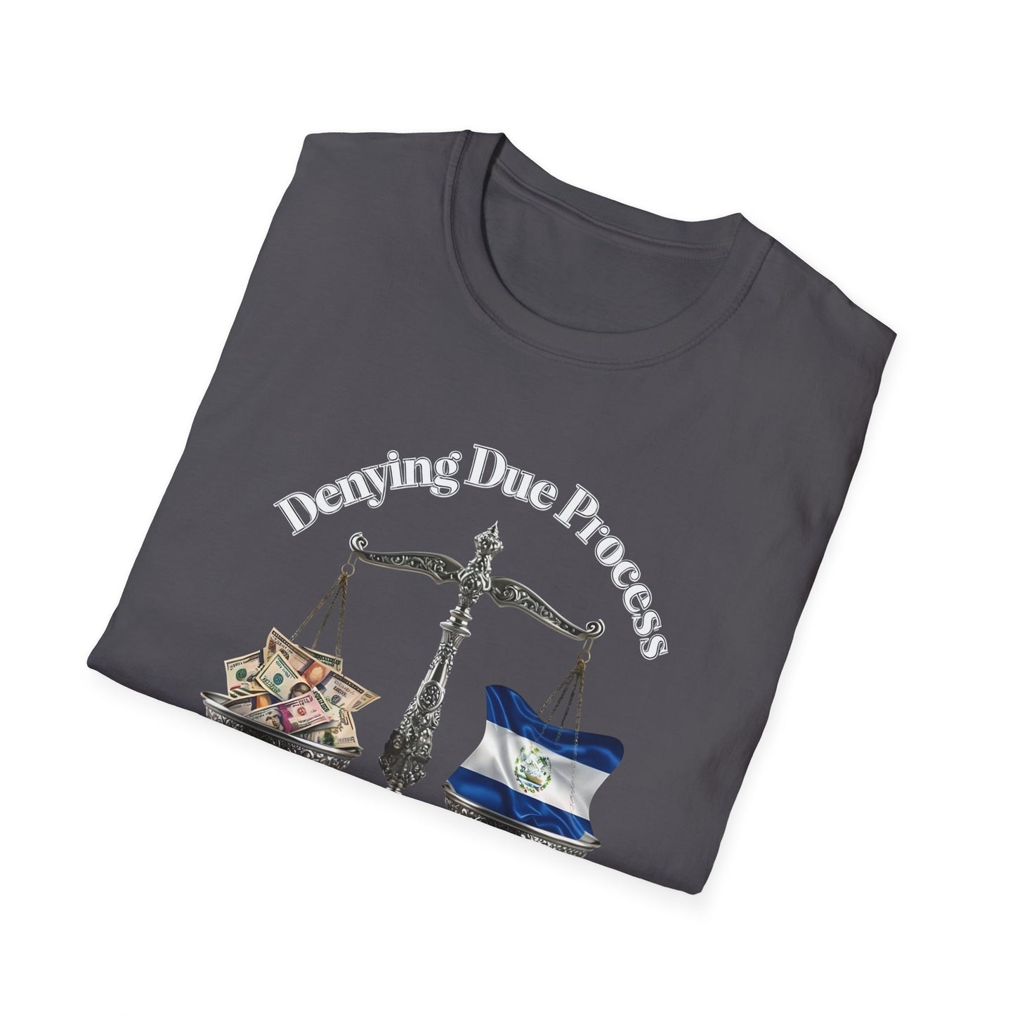 Justice T-Shirt - 'Denying Due Process Is UnAmerican' Graphic Tee, Political Apparel, Gift for Activists, Casual Wear, Statement Shirt