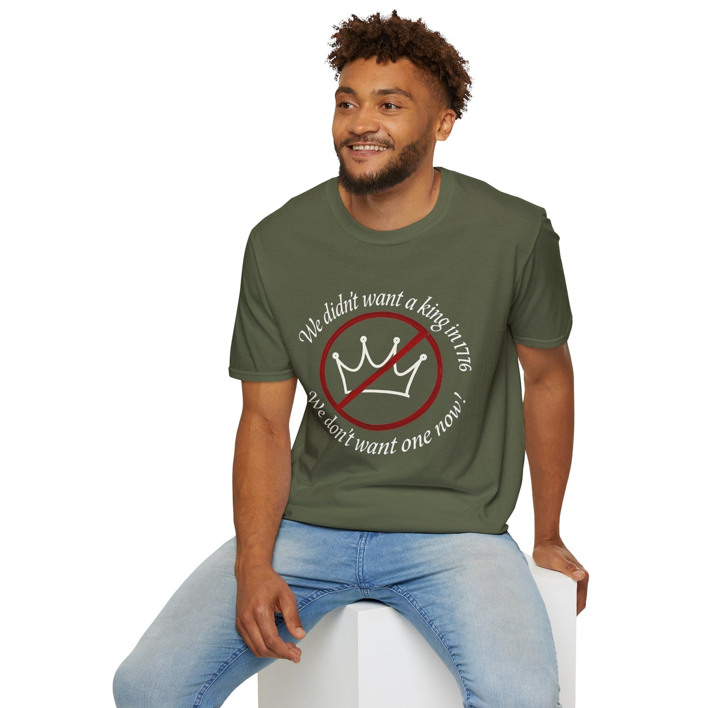 No Kings in 1776 unisex t-shirt, no kings political tee, anti king tee, unisex fit, protest t-shirt, everyday patriot t-shirt