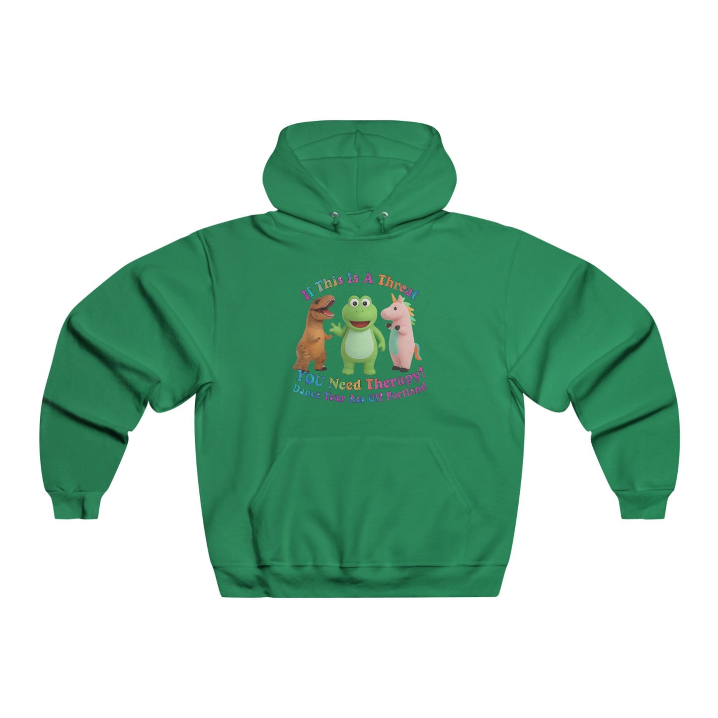 You Need Therapy, Dance Your Ass Off Portland!  Hoodie, Unisex Sweatshirt, Casual Wear, Gift for Friends, Cozy and Stylish Outfit