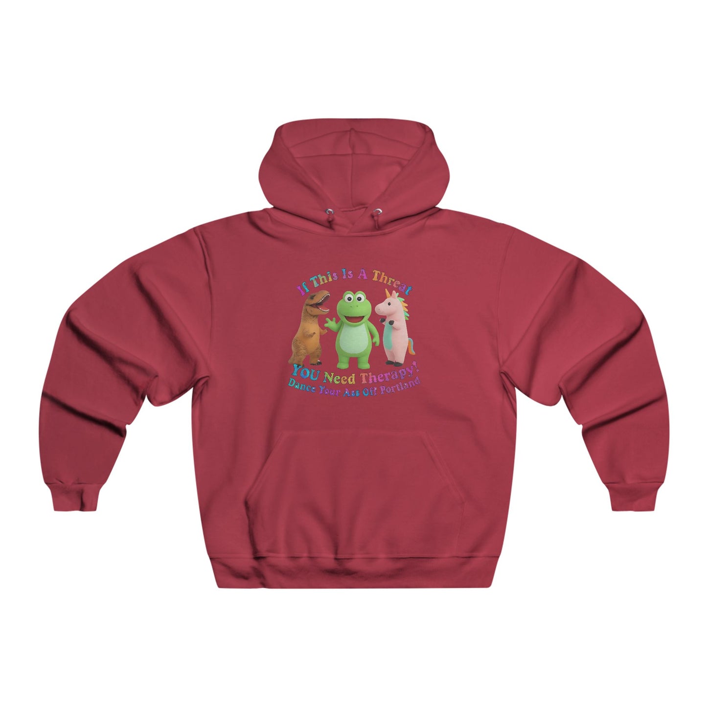 You Need Therapy, Dance Your Ass Off Portland!  Hoodie, Unisex Sweatshirt, Casual Wear, Gift for Friends, Cozy and Stylish Outfit