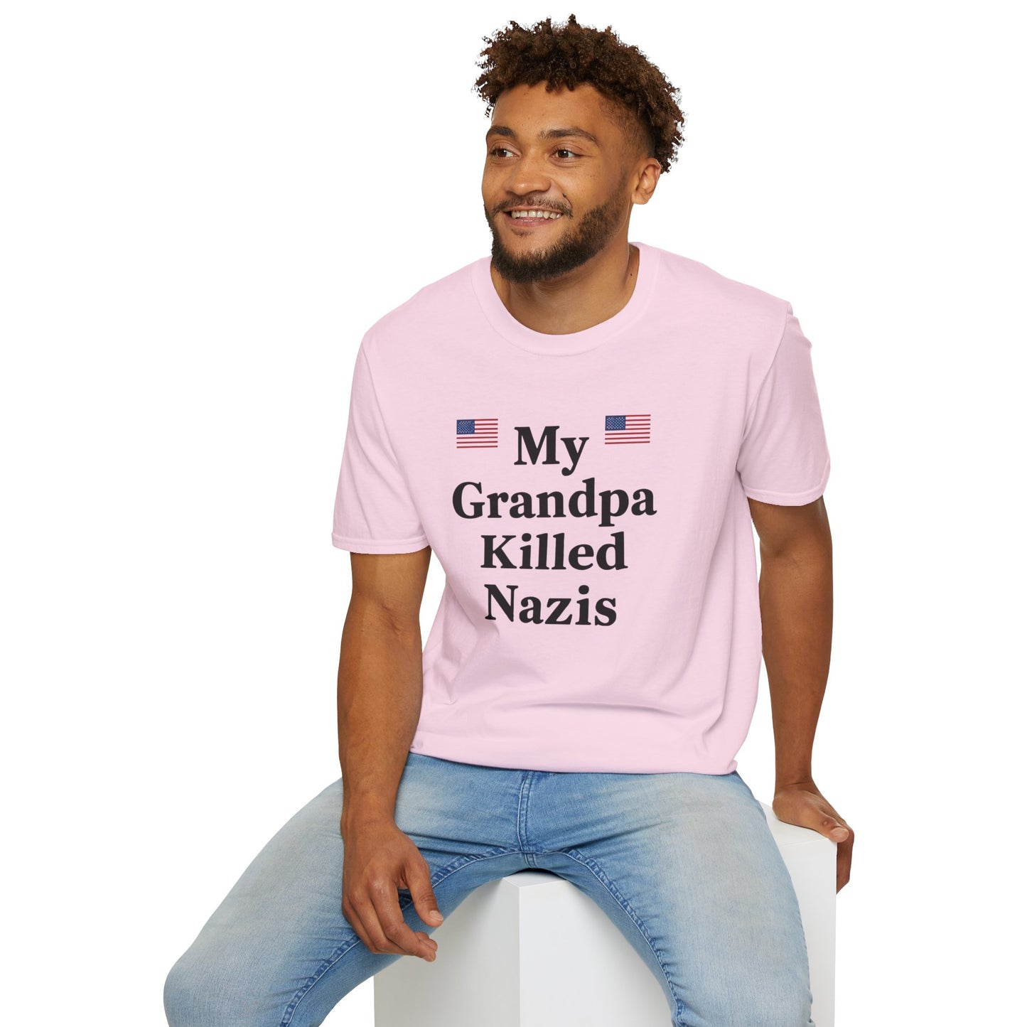 Patriotic T-Shirt - My Grandpa Killed Nazis, History Shirt, Military Pride Tee, Veteran Gift, USA Apparel