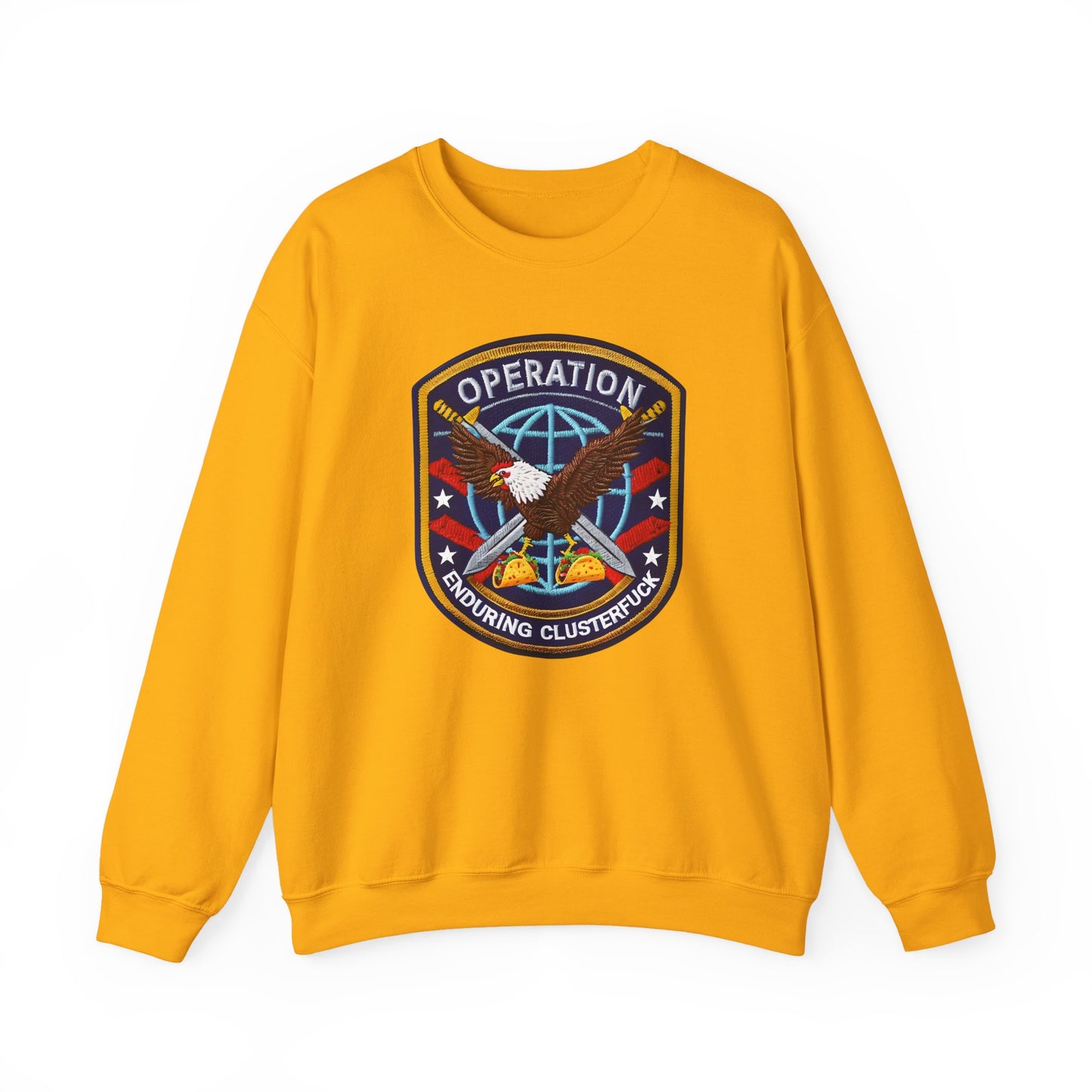 Operation Enduring Clusterfuck crewneck Sweatshirt, Political Statement Sweatshirt, Anti Fascism Sweatshirt, Support Ukraine Crew Neck