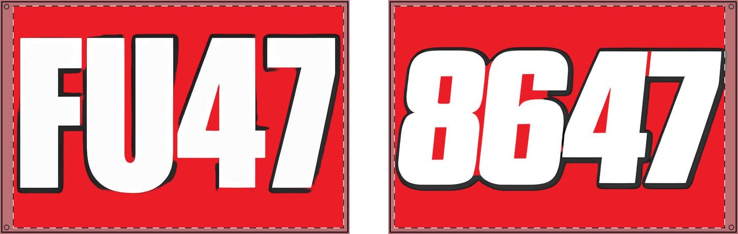 FU47/ 8647 Custom Double Sided Flag for Events, Resistance Flag, Protest Banner, Unique Gift, Festive Display, Home or Yard