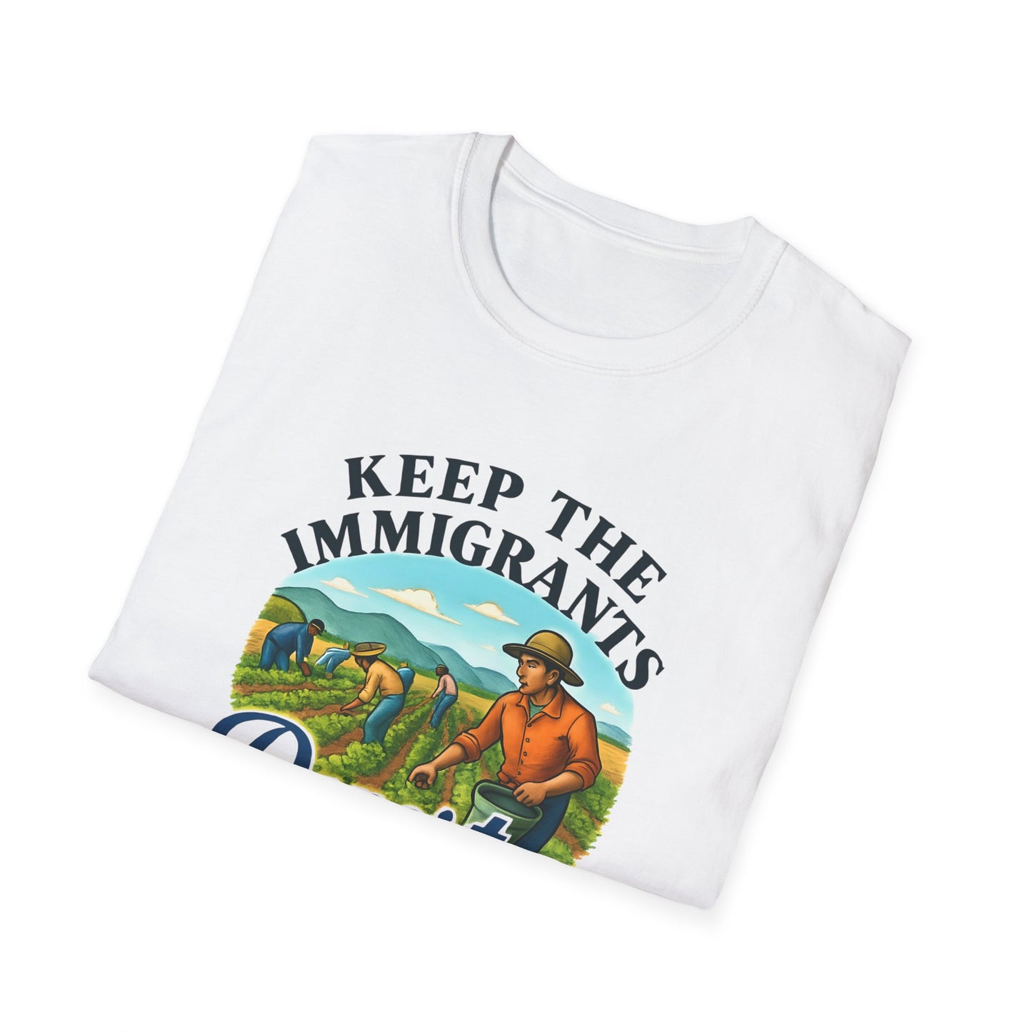 Keep the Immigrants, Deport the Racists -unisex anytime tee,  Casual Wear, Statement Piece, Gift for, Stand with immigrants, anti racists tee