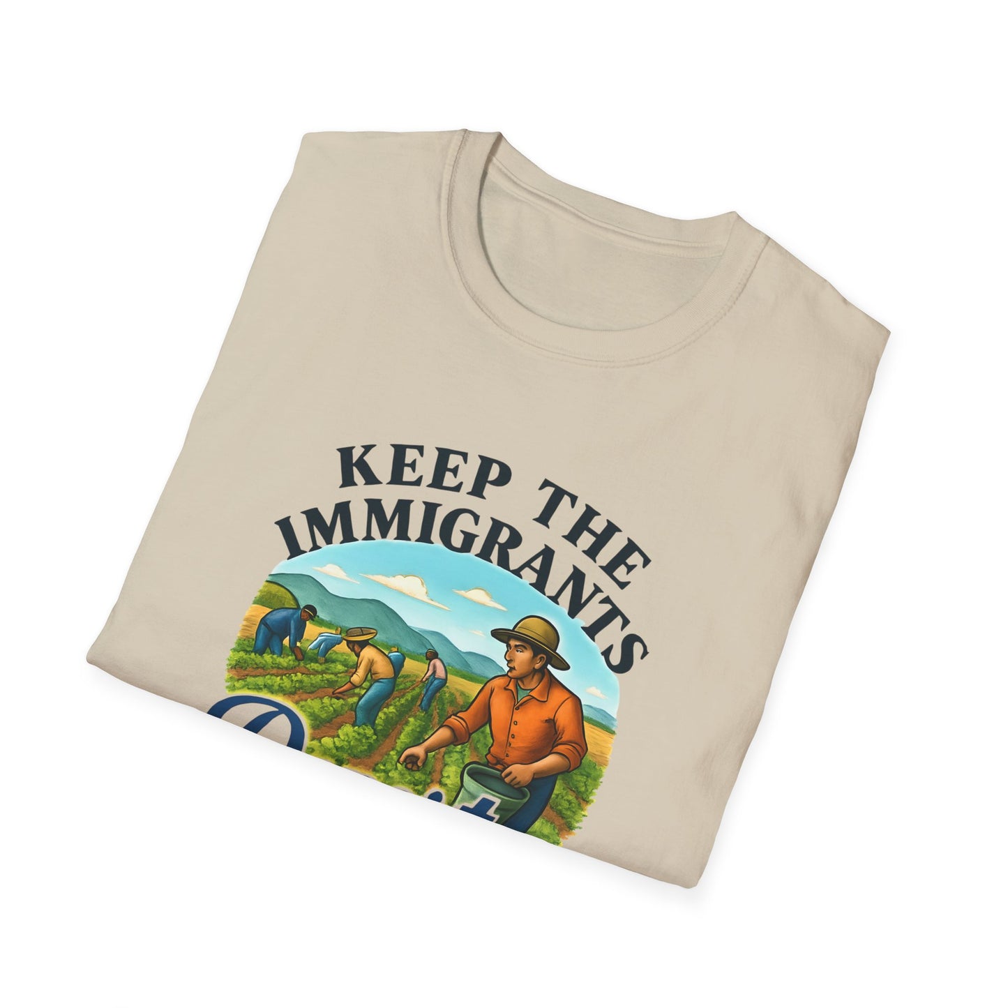 Keep the Immigrants, Deport the Racists -unisex anytime tee,  Casual Wear, Statement Piece, Gift for, Stand with immigrants, anti racists tee