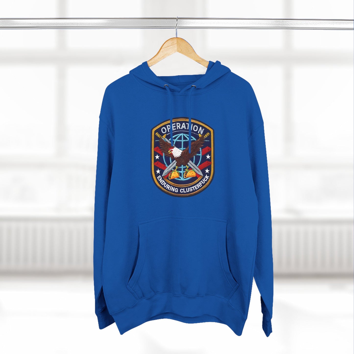 Operation Enduring Clusterfuck Fleece Hoodie, Funny Political Fleece Hoodie, Trendy and Cozy Sweatshirt