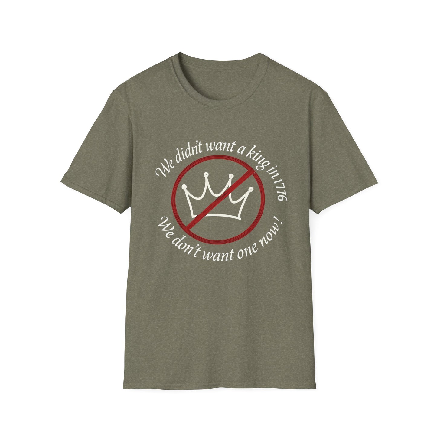 No Kings in 1776 unisex t-shirt, no kings political tee, anti king tee, unisex fit, protest t-shirt, everyday patriot t-shirt