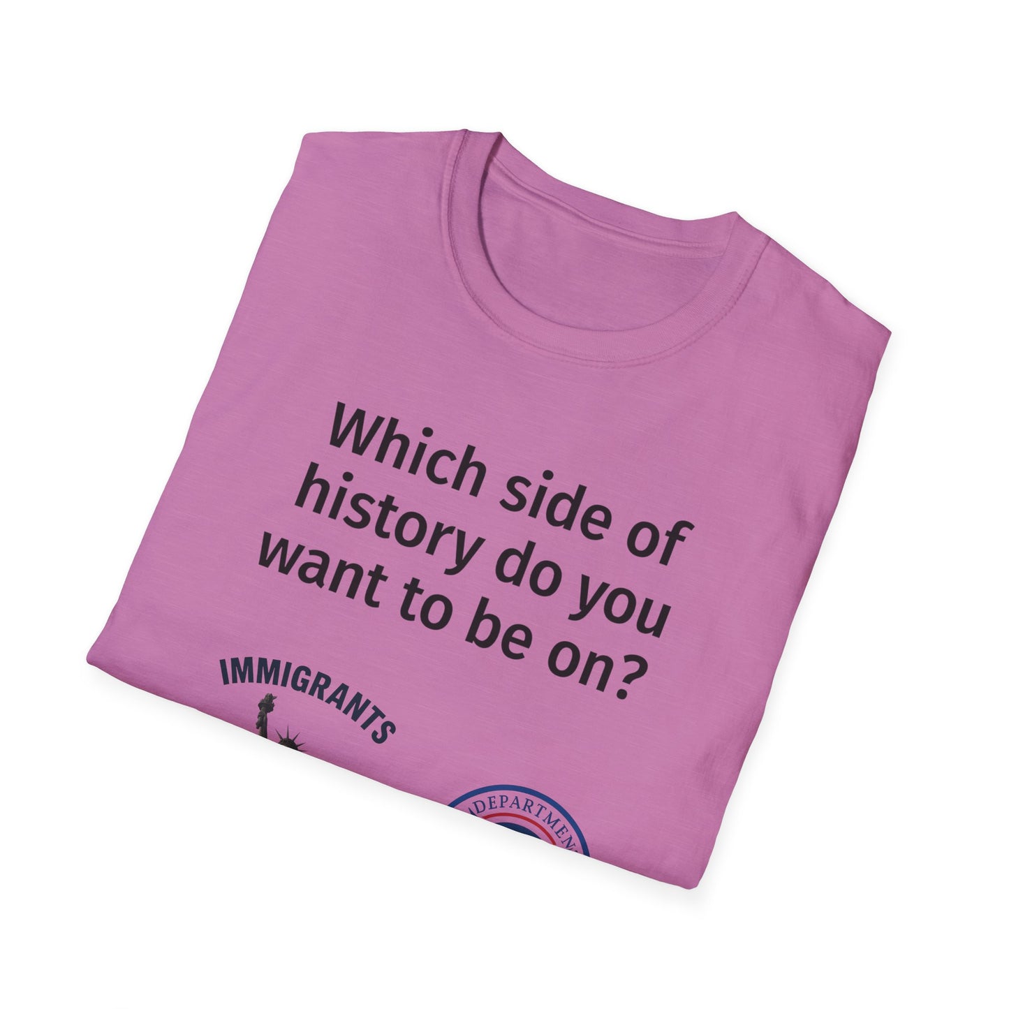 Which Side of History Do You Want to Be On? | Unisex Equal Rights Protest T-Shirt | Multicolored Fist Graphic Tee | Social Justice Shirt