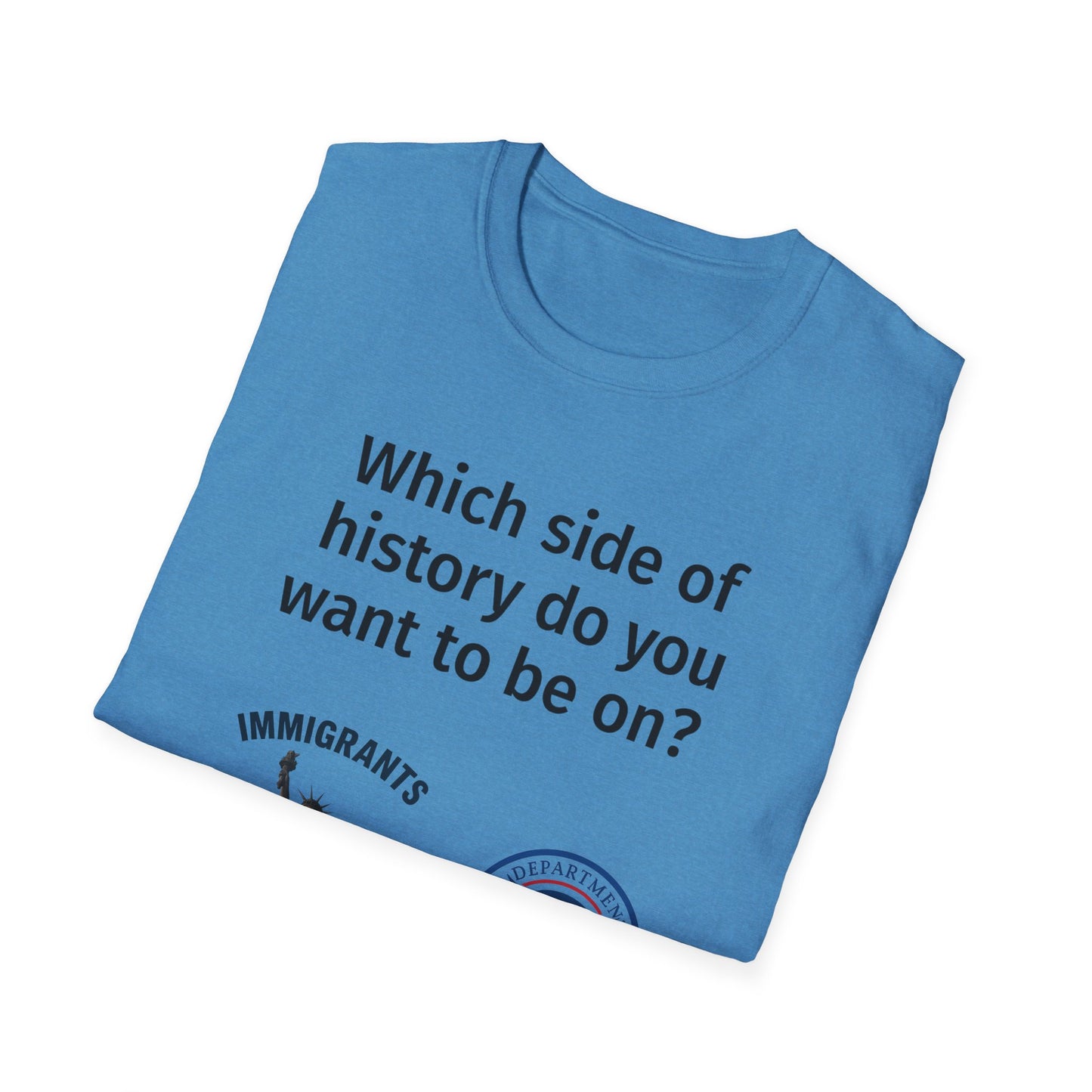 Which Side of History Do You Want to Be On? | Unisex Equal Rights Protest T-Shirt | Multicolored Fist Graphic Tee | Social Justice Shirt