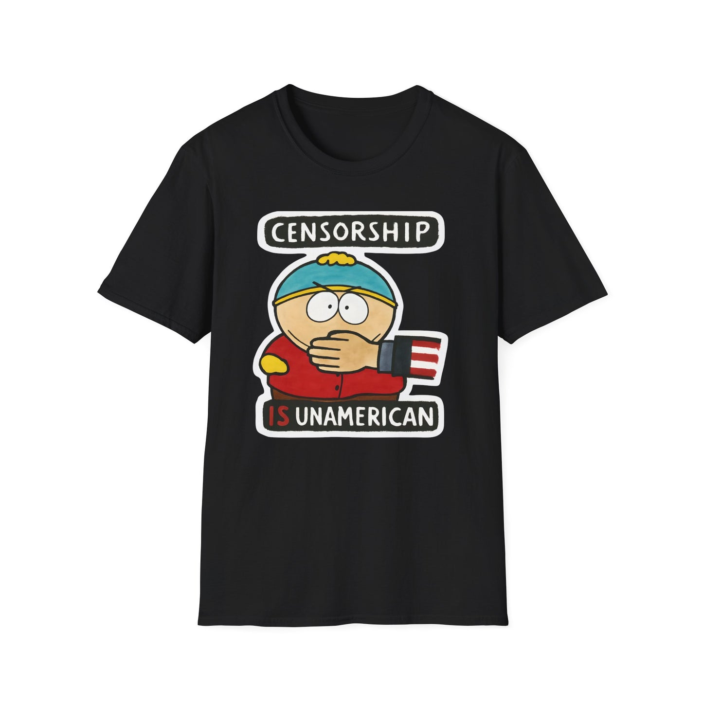 Anti-Censorship unisex Tee, Protest Clothing, Graphic Tee, Casual Wear, Gift for Activists, Free Speech, unamerican censorship tee unisex fit
