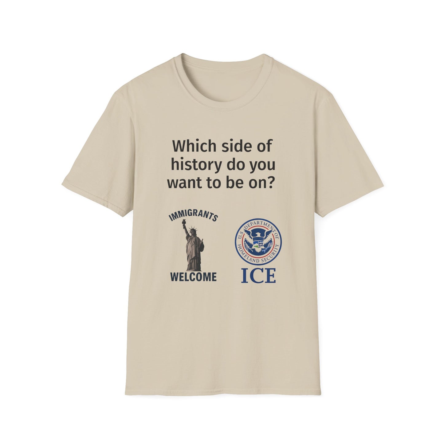Which Side of History Do You Want to Be On? | Unisex Equal Rights Protest T-Shirt | Multicolored Fist Graphic Tee | Social Justice Shirt