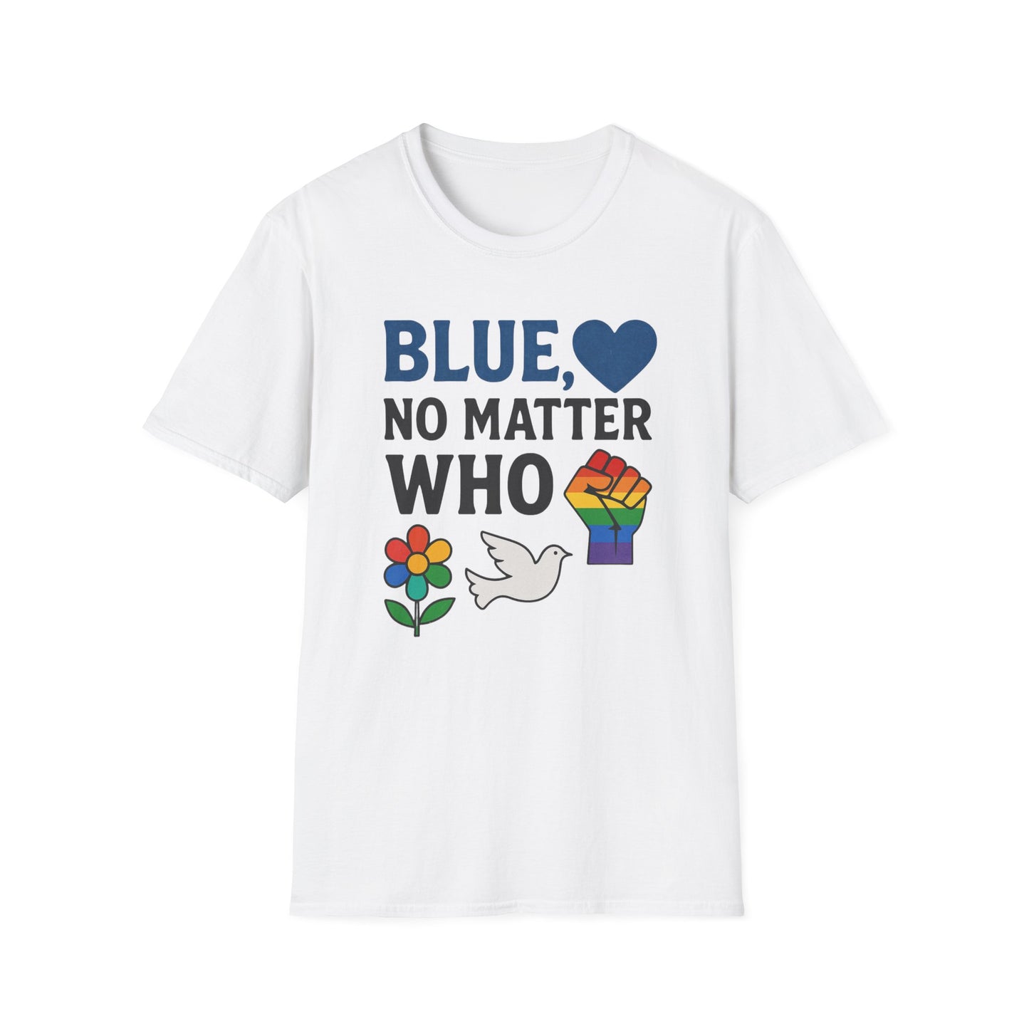 Pride Heart T-Shirt, Unisex LGBTQ+ Tee, Love Wins Shirt, Supportive Apparel, Equality Gift