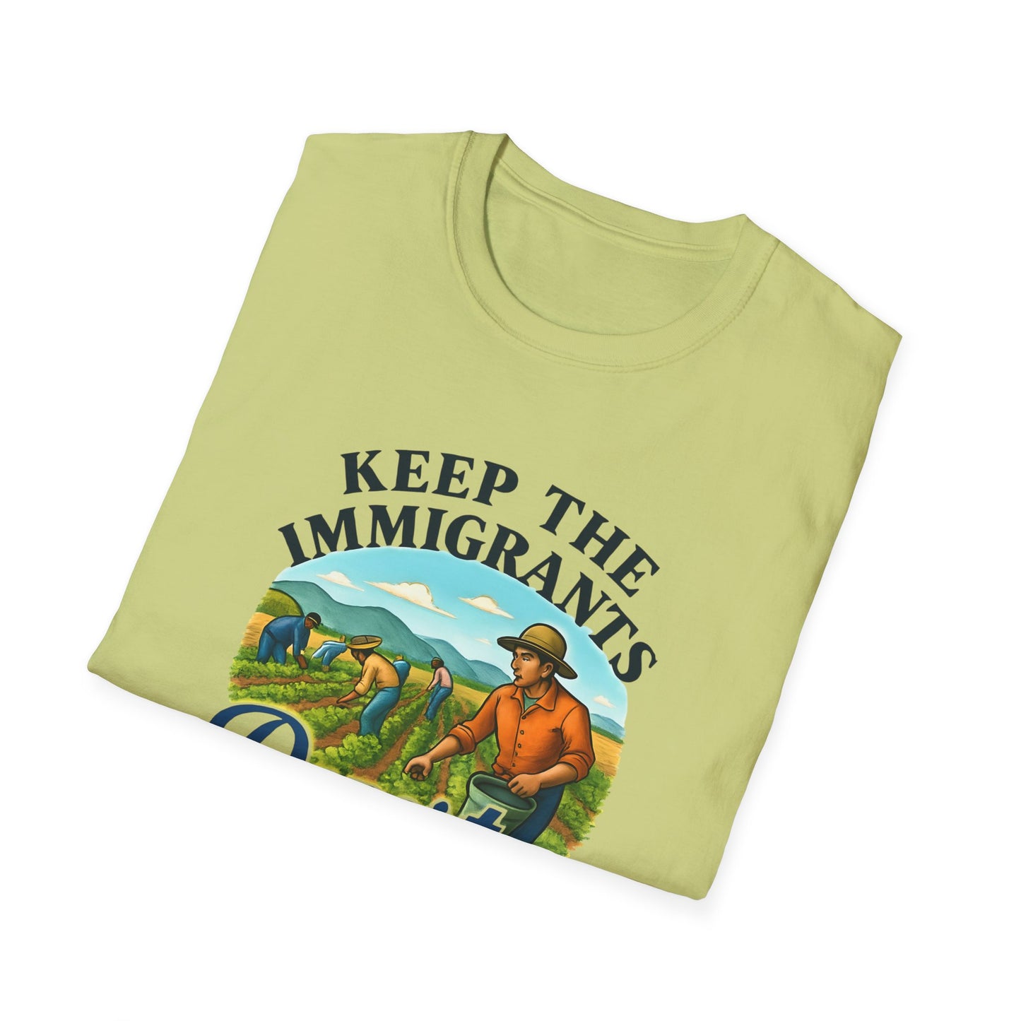 Keep the Immigrants, Deport the Racists -unisex anytime tee,  Casual Wear, Statement Piece, Gift for, Stand with immigrants, anti racists tee