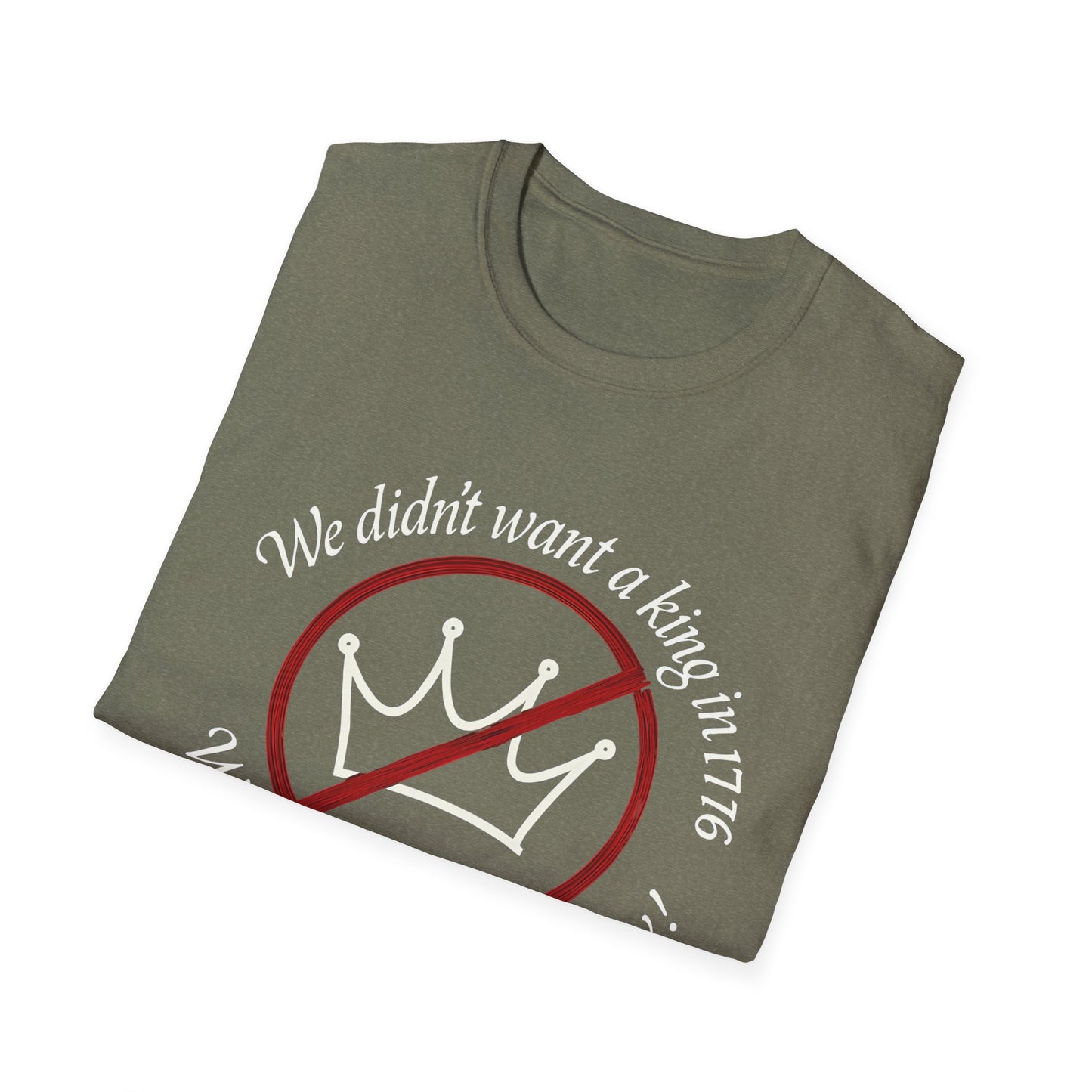 No Kings in 1776 unisex t-shirt, no kings political tee, anti king tee, unisex fit, protest t-shirt, everyday patriot t-shirt