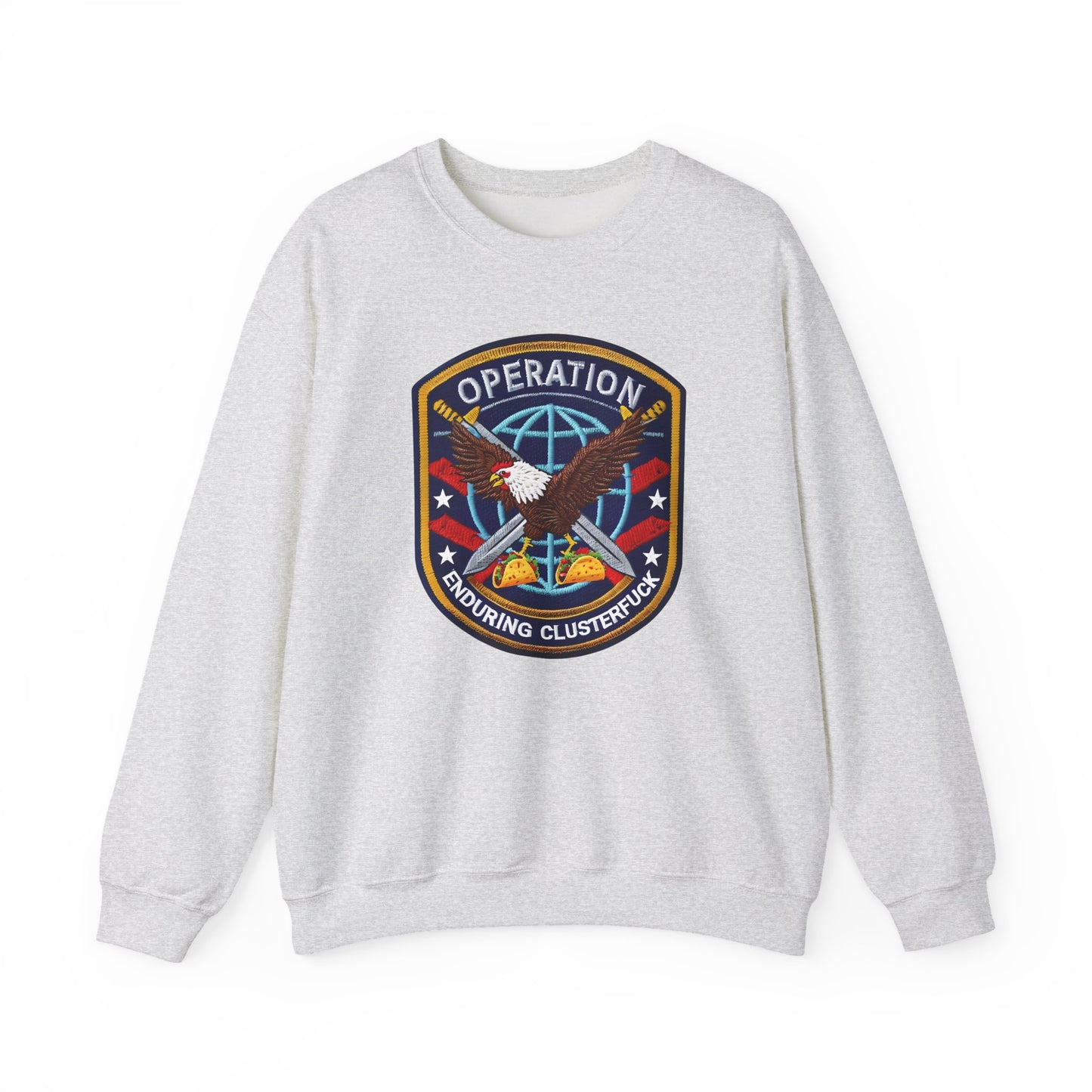Operation Enduring Clusterfuck crewneck Sweatshirt, Political Statement Sweatshirt, Anti Fascism Sweatshirt, Support Ukraine Crew Neck