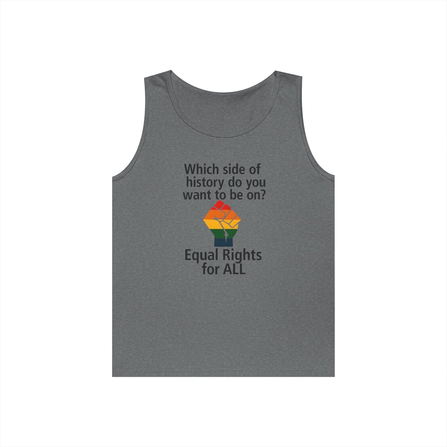 Unisex Equal rights for all Tank Top for Equality Activism, Protest Wear, LGBT Pride, Summer Casual, Gift for Activists