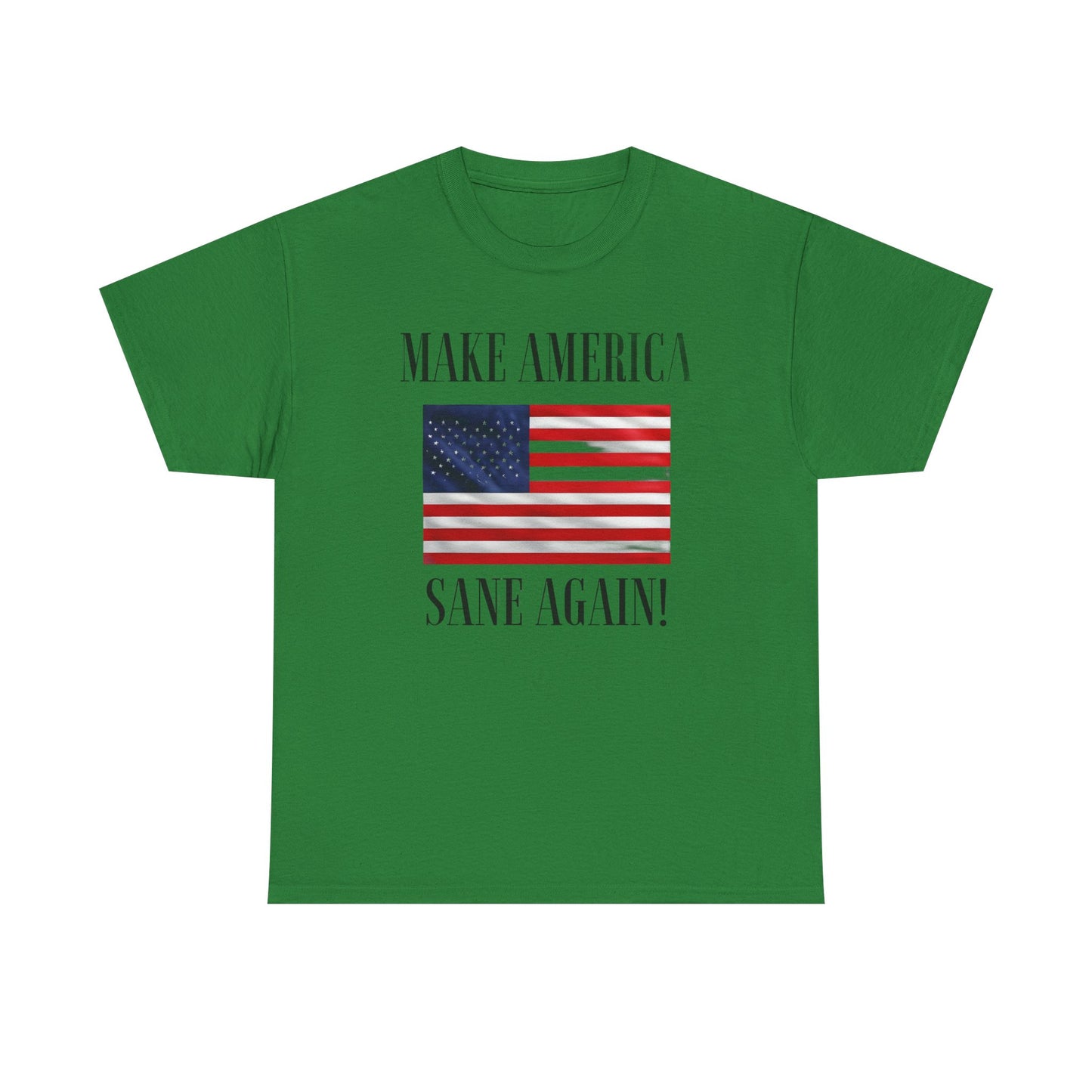 Make America Sane Again! T-Shirt, Unisex Graphic T-Shirt, Political Statement Tee, Anti Fascism, Anti MAGA