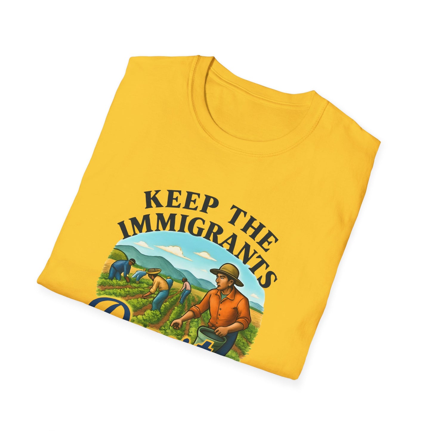 Keep the Immigrants, Deport the Racists -unisex anytime tee,  Casual Wear, Statement Piece, Gift for, Stand with immigrants, anti racists tee