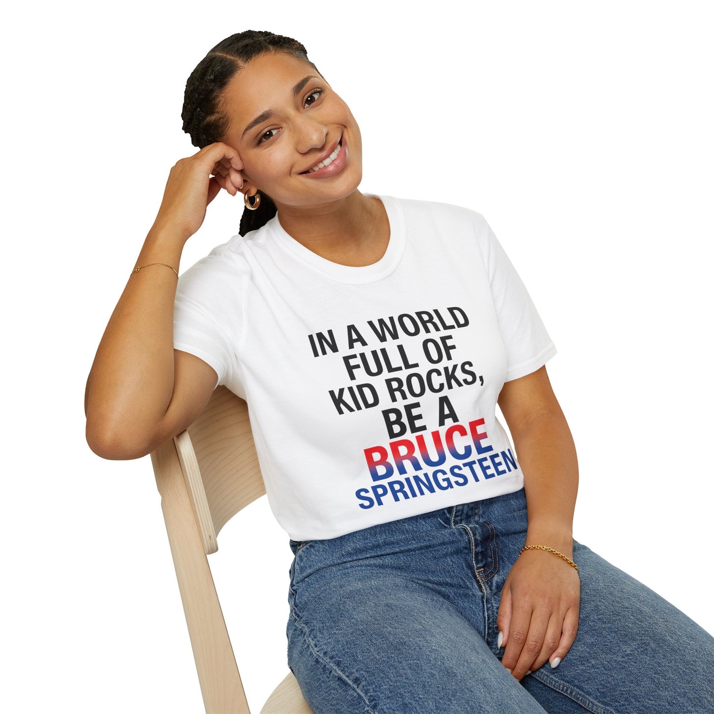Be a Bruce Springsteen T-Shirt - Be a Bruce Springsteen, Music Lover Gift, Casual Tee, Concert Outfit, Unique Design