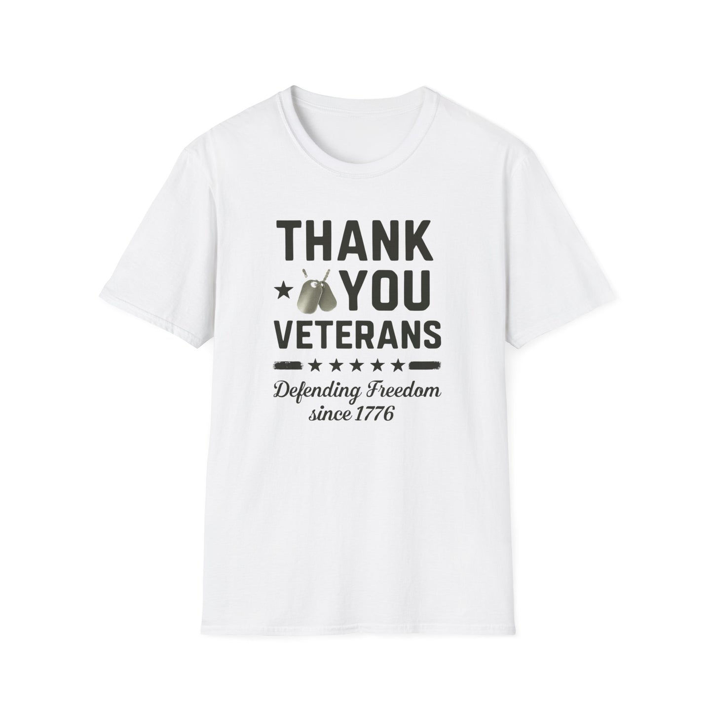 Thank You Veterans, Defending Freedom since 1776 unisex tshirt, 4th of july tee, patriotic tshirt, honor your local vet shirt