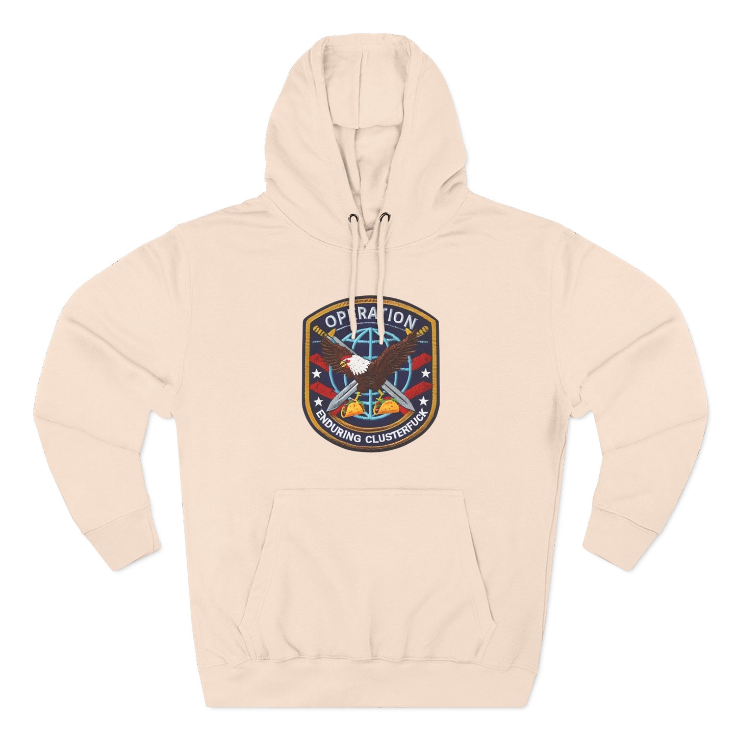 Operation Enduring Clusterfuck Fleece Hoodie, Funny Political Fleece Hoodie, Trendy and Cozy Sweatshirt