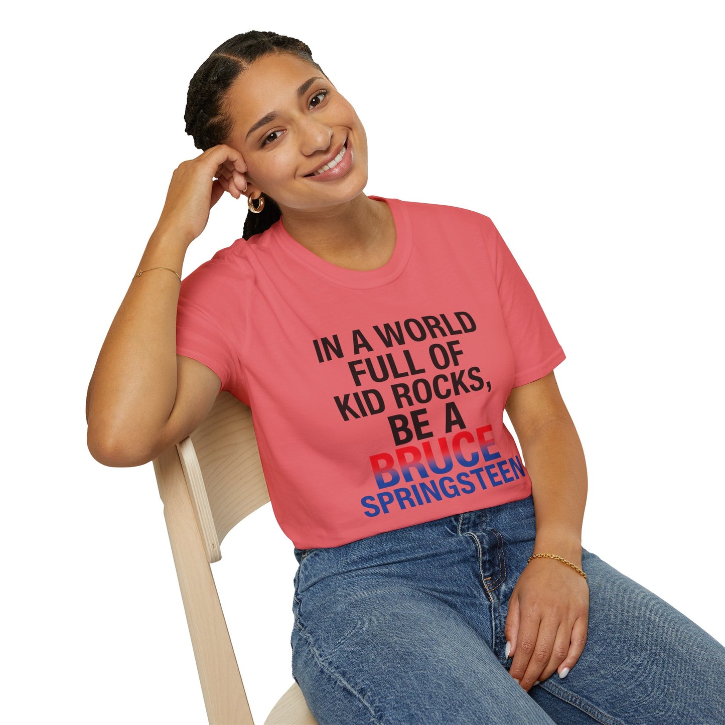 Be a Bruce Springsteen T-Shirt - Be a Bruce Springsteen, Music Lover Gift, Casual Tee, Concert Outfit, Unique Design
