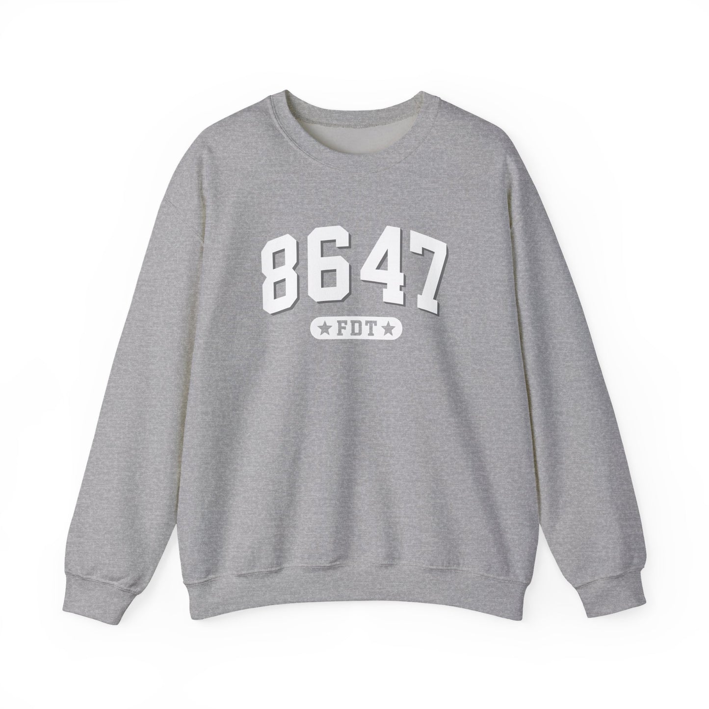8647 FDT unisex Crewneck Sweatshirt, Stand with FDT Sweatshirt, No Trump Crewneck, Anti-Fascism Sweatshirt, unisex crewneck sweatshirt