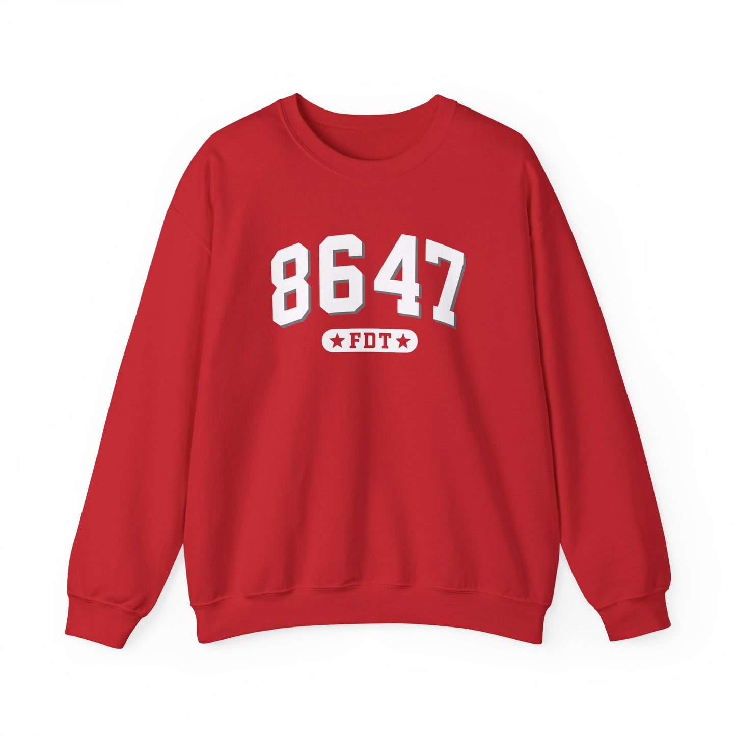 8647 FDT unisex Crewneck Sweatshirt, Stand with FDT Sweatshirt, No Trump Crewneck, Anti-Fascism Sweatshirt, unisex crewneck sweatshirt