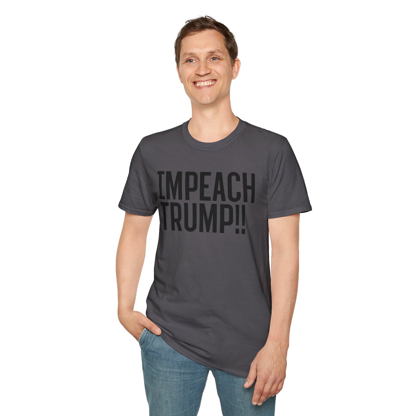 Impeach Trump!! front We've Had Enough back T-Shirt | Impeach Trump!!, Political Apparel, Comfortable Graphic Tee, Statement Top