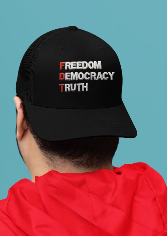 Freedom Democracy Truth Snapback Hat - Stylish Streetwear Cap for Casual Outfits, Perfect Gift for Sports Fans, Adjustable Fit