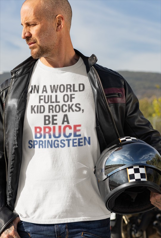 Be a Bruce Springsteen T-Shirt - Be a Bruce Springsteen, Music Lover Gift, Casual Tee, Concert Outfit, Unique Design