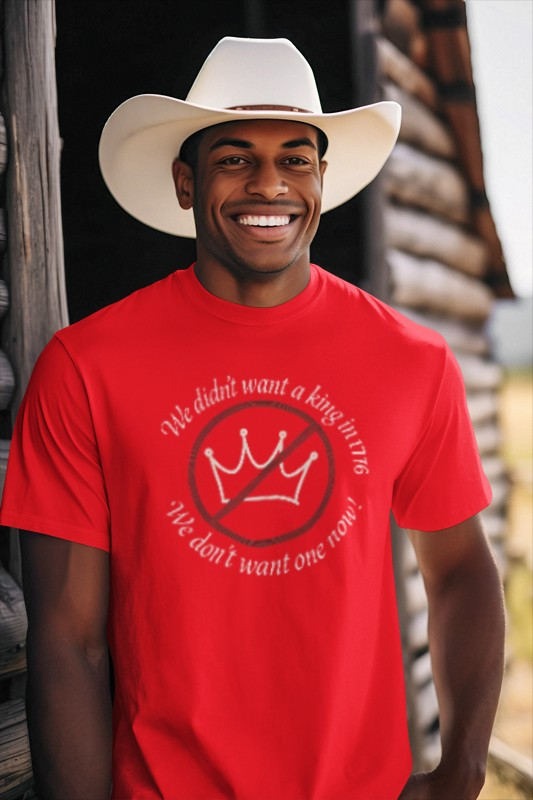 No Kings in 1776 unisex t-shirt, no kings political tee, anti king tee, unisex fit, protest t-shirt, everyday patriot t-shirt