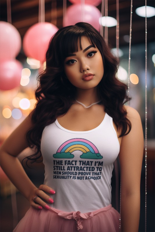 Women Empowerment racerback tank top, LGBTQ+ Apparel, Summer Top, Casual Wear, Gift for Friends, Festival Outfit