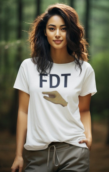 FDT (teeny weeny) unisex t-shirt,  Funny Political Tee, Humorous Gift, Unisex Casual Wear, Statement Shirt, Ideal for Parties