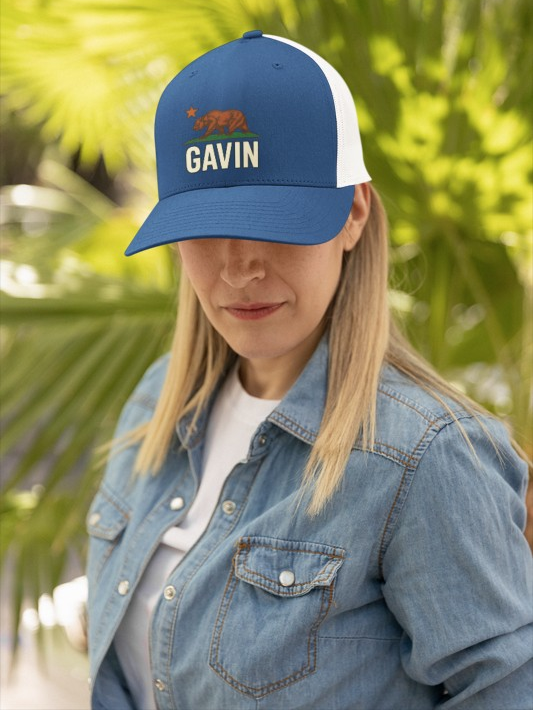Personalized California Bear Snapback Trucker Cap | Customizable Gift for Friends, Outdoor Adventures, Sports Events, Birthdays, Casual Wear